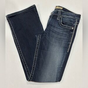 Big Star Women’s Deep Indigo Bootcut Jeans in Casey K Style, Size 28L